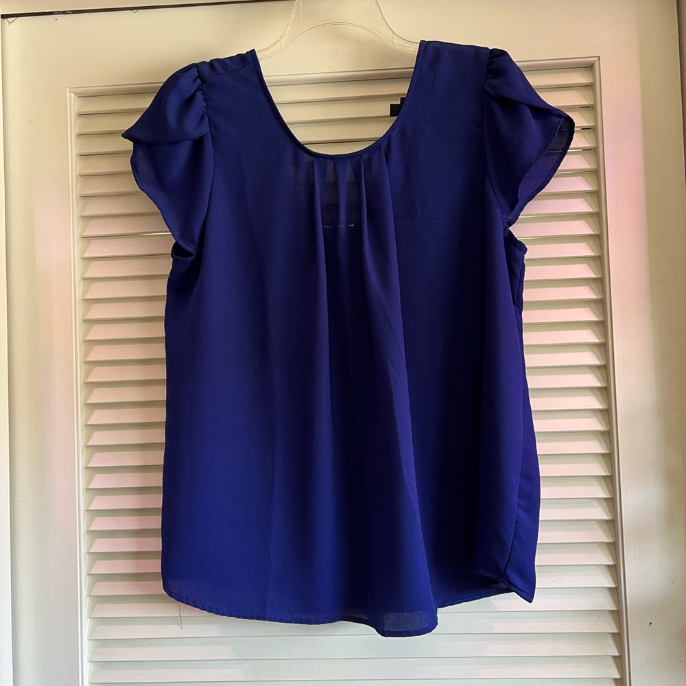 Torrid Size 1 Crepe Bow Back Blouse